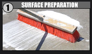 Pure Metallic Application Step 1 - Surface Preparation